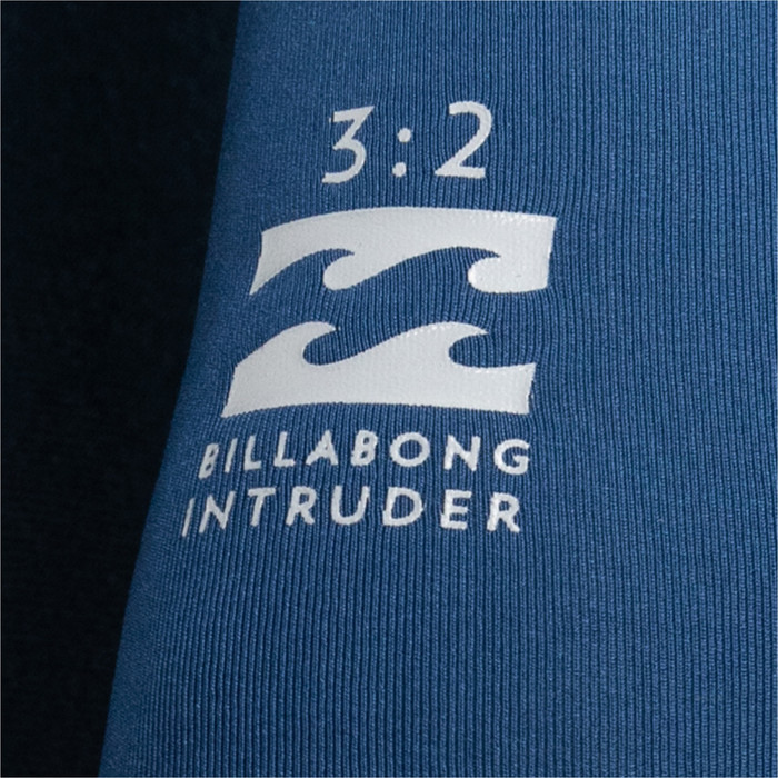2023 Billabong Masculino Intruder 3/2mm Back Zip GBS Wetsuit ABYW100202 - Navy